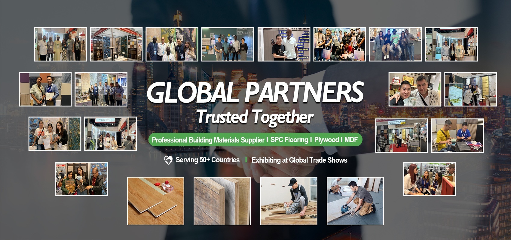 Качество Настил щелчка SPC Фабрика