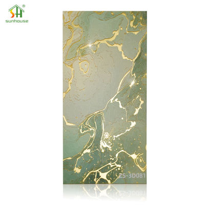 4x8 PMMA Flexible Decorative Acrylic Wall Panels Eco Friendly Marble Texture Wall Panel