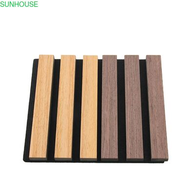 Хорошая цена. Modern Design Natural Veneer Oak Polyester Acoustic Slat Wall Panel Wooden Decorative Panel for Living Room Graphic Solution онлайн