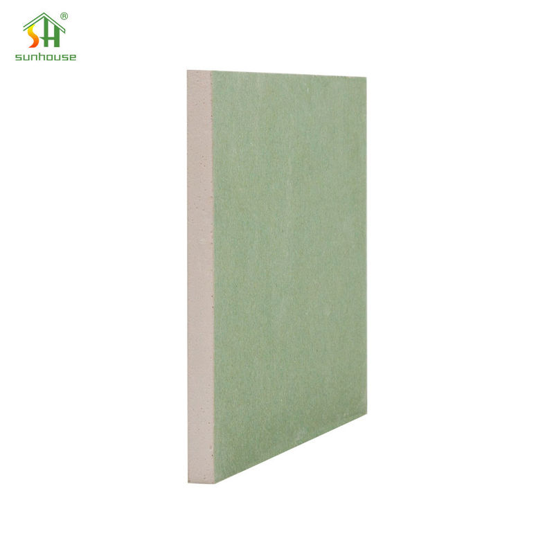 Green 12mm Moisture Resistant Plasterboard 1220x2440mm Partition Green Paper Facing‌