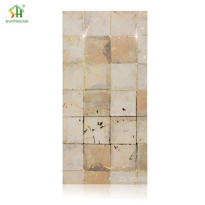 Специальные влагостойкие стеновые панели PMMA с мраморным эффектом акриловые панели для ванной