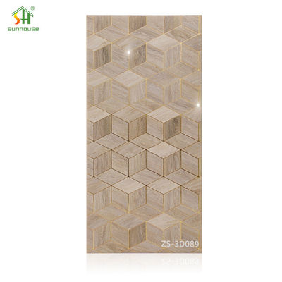 Экологичная акриловая настенная панель с мраморным рисунком 4x8 футов, толщина 8 мм/10 мм