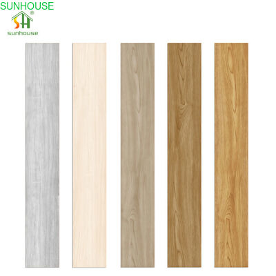 6 мм SPC камень пластмассовый композитный пол 7x48 дюймов водонепроницаемый противоскользящий R9 огнеупорный класс B для жилых и легких коммерческих